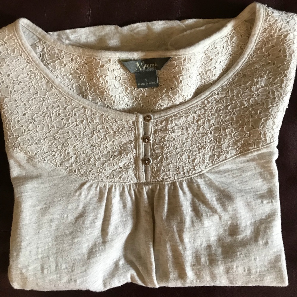 Long, white Lacey shirt